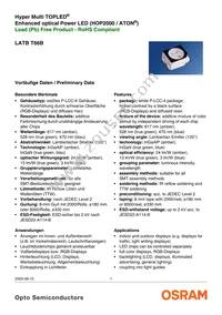 LATBT66B-ST-1+TU-35+QR-35-20-R18-ZB Datasheet Cover