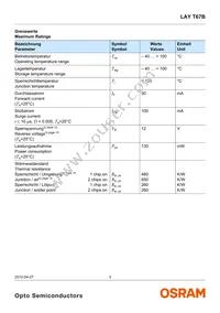 LAY T67B-T2V1-1-1+U2V2-45-1-50-R18-Z Datasheet Page 3