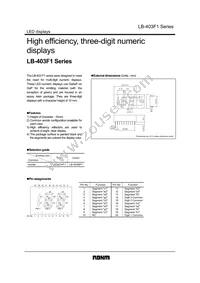 LB-403VF1 Datasheet Cover