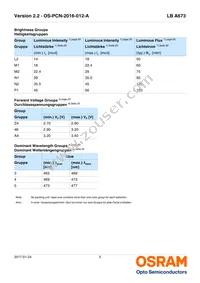 LB A673-L2N1-35-Z Datasheet Page 5