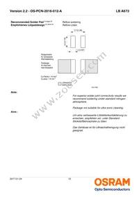 LB A673-L2N1-35-Z Datasheet Page 12