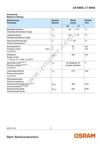 LB A6SG-S1T2-35-Z Datasheet Page 3