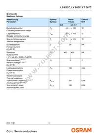 LB E67C-Q1S2-35-0-30-R18-Z Datasheet Page 3