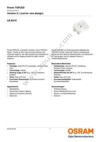 LB E67C-Q1S2-35-1-Z Datasheet Cover