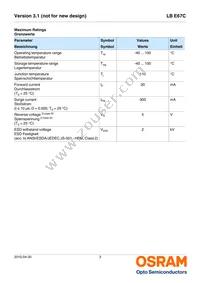 LB E67C-Q1S2-35-1-Z Datasheet Page 3