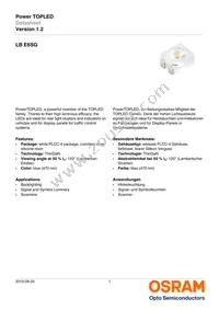 LB E6SG-T1U2-35-Z Datasheet Cover