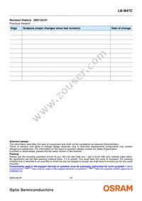 LB M47C-P1Q2-35-1-Z Datasheet Page 14