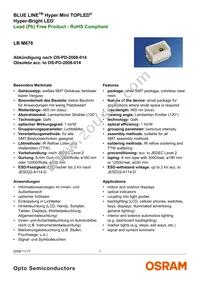 LB M676-K1L2-1-Z Datasheet Cover