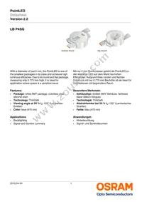 LB P4SG-S2U1-35-1 Datasheet Cover