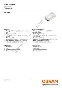 LB QH9G-N1OO-35-1 Datasheet Cover