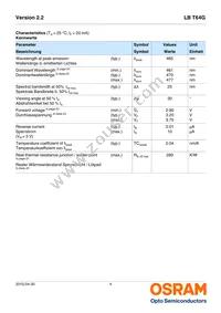 LB T64G-V1CA-59-0-20-R33-Z Datasheet Page 4