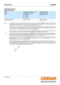 LB T66G-V1AA-59-0-20-L-Z Datasheet Page 2