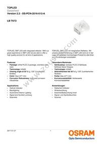 LB T673-L2P2-25-1-10-R18-Z Datasheet Cover