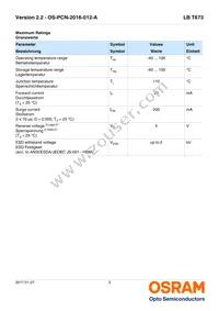 LB T673-L2P2-25-1-10-R18-Z Datasheet Page 3