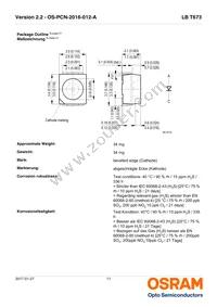 LB T673-L2P2-25-1-10-R18-Z Datasheet Page 11