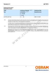 LB T673-M2P1-25-Z Datasheet Page 2