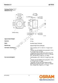 LB T673-M2P1-25-Z Datasheet Page 11