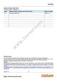 LB T676-K2L2-1-Z Datasheet Page 14