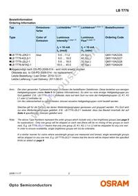 LB T776-K2L2-1-Z Datasheet Page 2