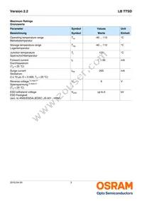 LB TTSD-R1T2-25-1-Z Datasheet Page 3