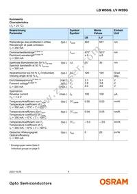 LB W5SG-DYEZ-35 Datasheet Page 4