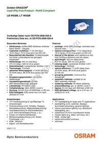 LB W5SM-EYGX-35-0-350-R18-Z Datasheet Cover