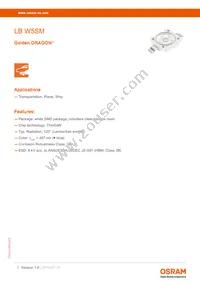 LB W5SM-FZHX-35-0-350-R18-Z Datasheet Cover