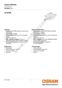 LB W5SM-GXGY-35-0-350-R18-Z Datasheet Cover