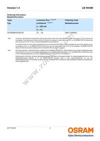 LB W5SM-GXGY-35-0-350-R18-Z Datasheet Page 2