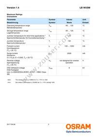 LB W5SM-GXGY-35-0-350-R18-Z Datasheet Page 3