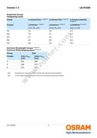 LB W5SM-GXGY-35-0-350-R18-Z Datasheet Page 5