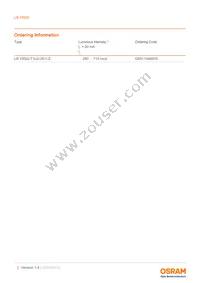 LB Y8SG-T1U2-35-1-Z Datasheet Page 2