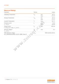 LB Y8SG-T1U2-35-1-Z Datasheet Page 3