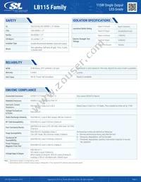 LB115S56K Datasheet Page 3