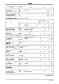 LB11922-TLM-E Datasheet Page 2