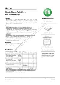 LB11961-MPB-H Datasheet Cover