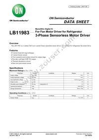 LB11983-E Datasheet Cover