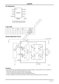 LB1938T-TLM-E Datasheet Page 3