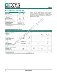 LBA110P Datasheet Page 2