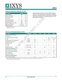 LBA126STR Datasheet Page 2