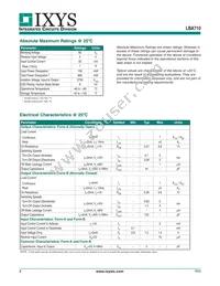 LBA710STR Datasheet Page 2