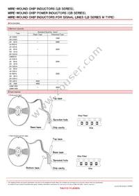 LBC2518T102K Datasheet Page 6