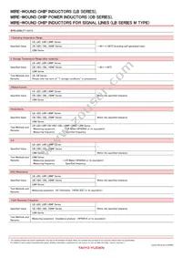 LBC2518T102K Datasheet Page 9