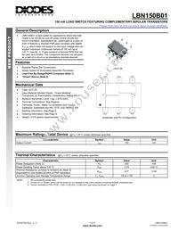 LBN150B01-7 Datasheet Cover