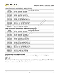LC4128ZE-7TCN100I Datasheet Page 9