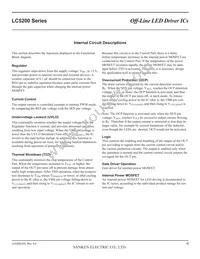 LC5205S Datasheet Page 6