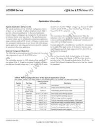 LC5205S Datasheet Page 13