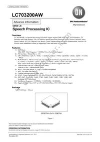 LC703200AW-8C99-H Datasheet Cover