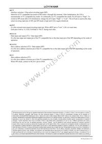 LC717A10AR-NH Datasheet Page 11