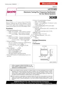 LC72148V-TLM-E Datasheet Cover